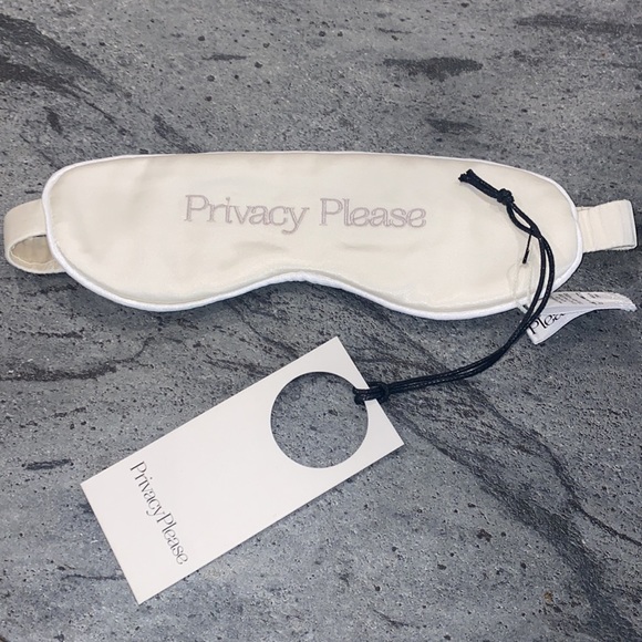 NWT PRIVACY PLEASE ESTELLE EYE MASK IN IVORY - Picture 3 of 3